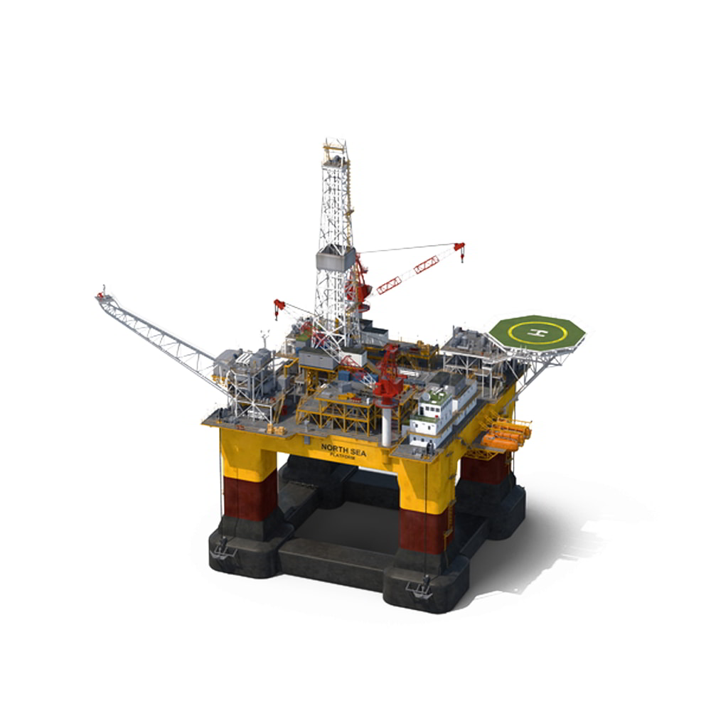 Semi-submersible Mobile Offshore Drilling Unit (MODU)